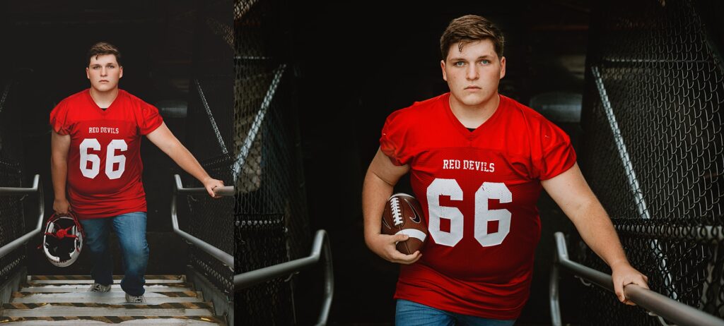 football senior photos
