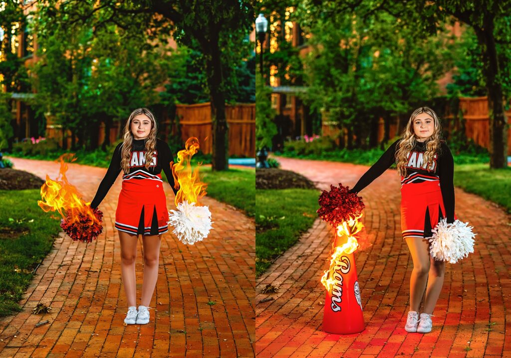 fire sports cheerleading
